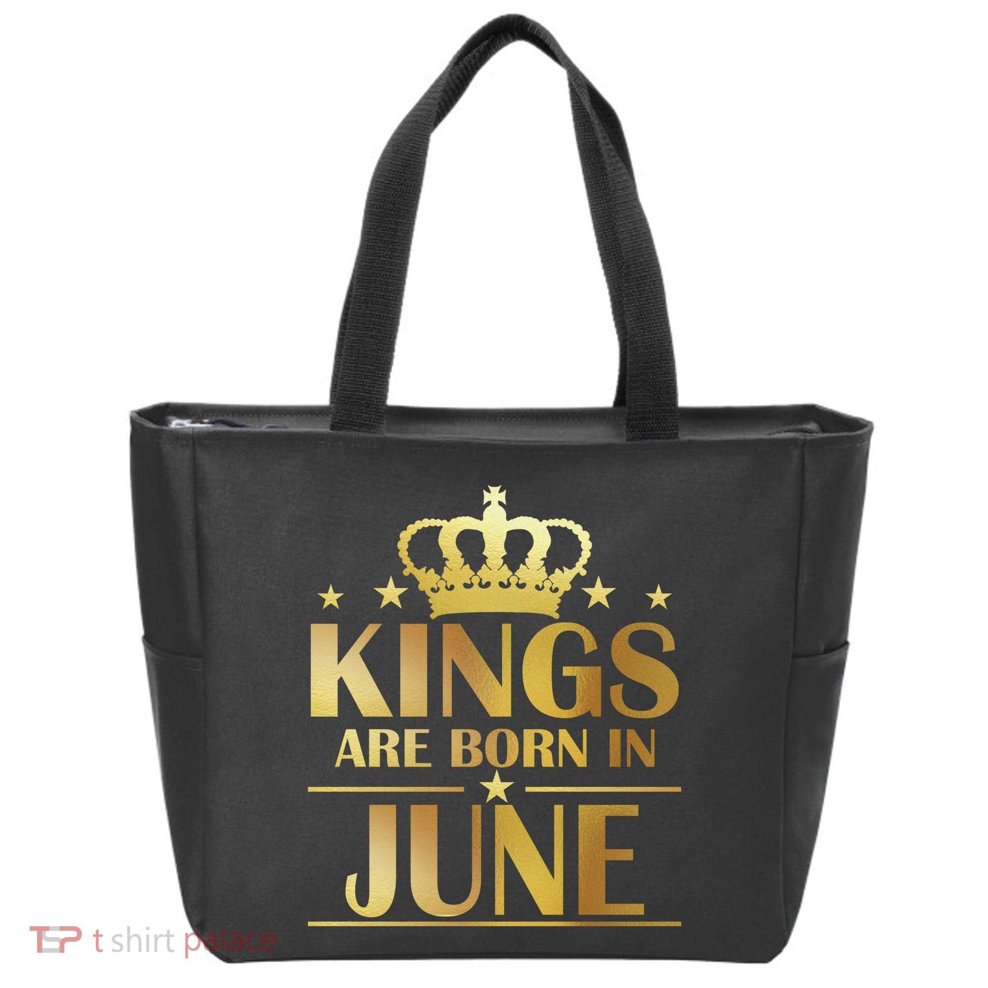 Limited Edition Kings Are Born in June Tote Bag