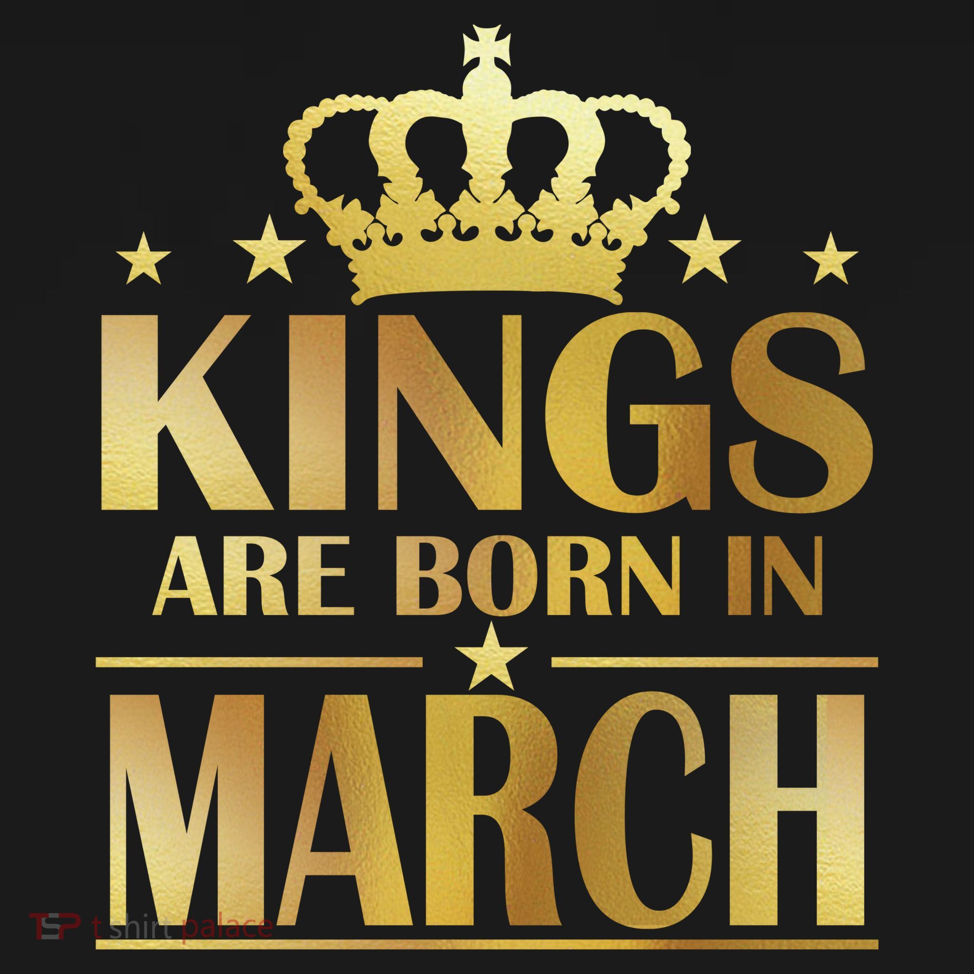 Limited Edition Kings Are Born in March Apron