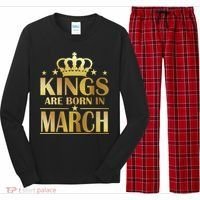 Limited Edition Kings Are Born in March Long Sleeve Pajama Set thumb 0
