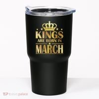 Limited Edition Kings Are Born in March Tumbler thumb 0