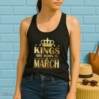 Limited Edition Kings Are Born in March Women's Tank Top thumb 2