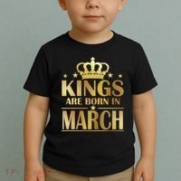 Limited Edition Kings Are Born in March Toddler T-Shirt thumb 2