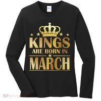 Limited Edition Kings Are Born in March Women's Long Sleeve Shirt thumb 0