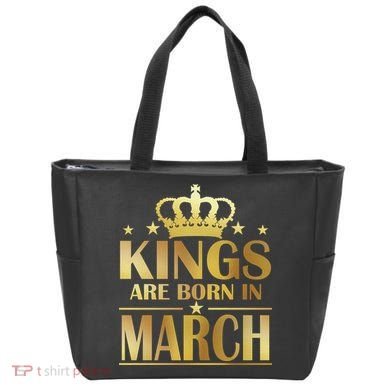 Limited Edition Kings Are Born in March Tote Bag