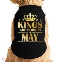 Limited Edition Kings Are Born in May Doggie Tank thumb 0
