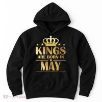 Limited Edition Kings Are Born in May Hoodie thumb 0