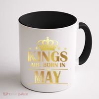 Limited Edition Kings Are Born in May Coffee Mug thumb 1