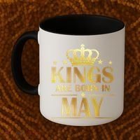 Limited Edition Kings Are Born in May Coffee Mug thumb 2