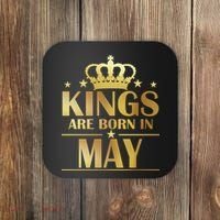 Limited Edition Kings Are Born in May Coaster thumb 0