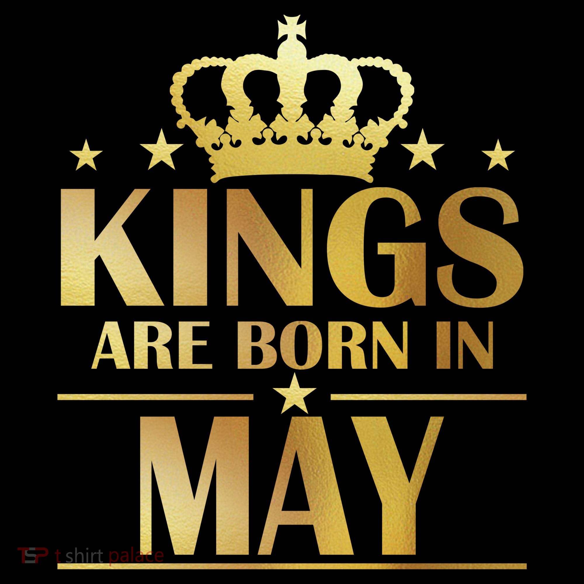 Limited Edition Kings Are Born in May Baby Bodysuit