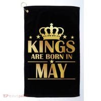 Limited Edition Kings Are Born in May Golf Towel thumb 0