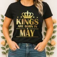 Limited Edition Kings Are Born in May Women's T-Shirt thumb 2