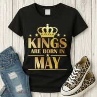 Limited Edition Kings Are Born in May Women's T-Shirt thumb 3