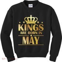 Limited Edition Kings Are Born in May Kids Sweatshirt thumb 0