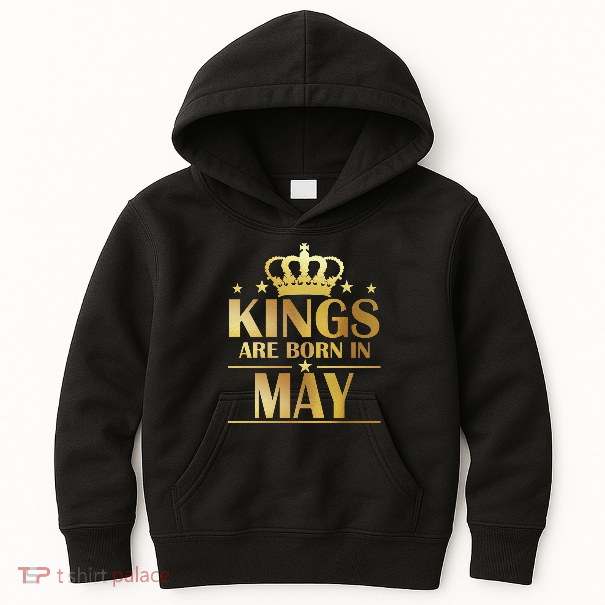 Limited Edition Kings Are Born in May Kids Hoodie