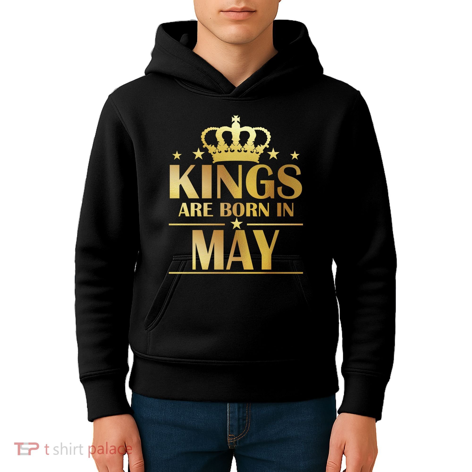 Limited Edition Kings Are Born in May Kids Hoodie