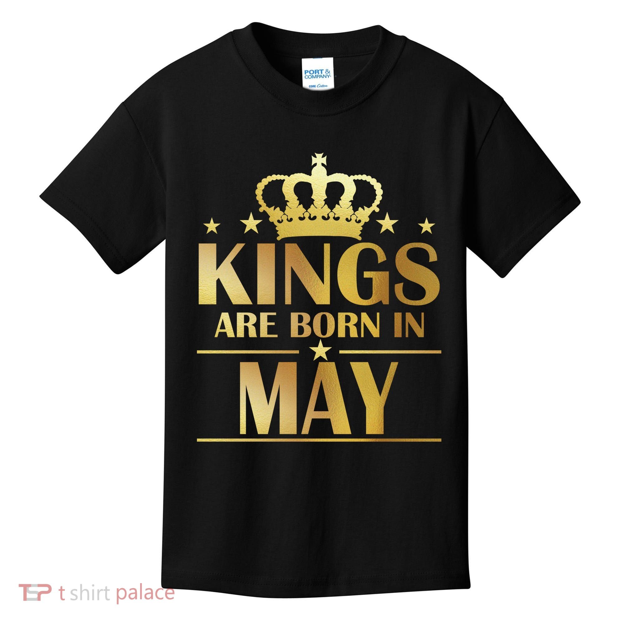 Limited Edition Kings Are Born in May Kids T-Shirt