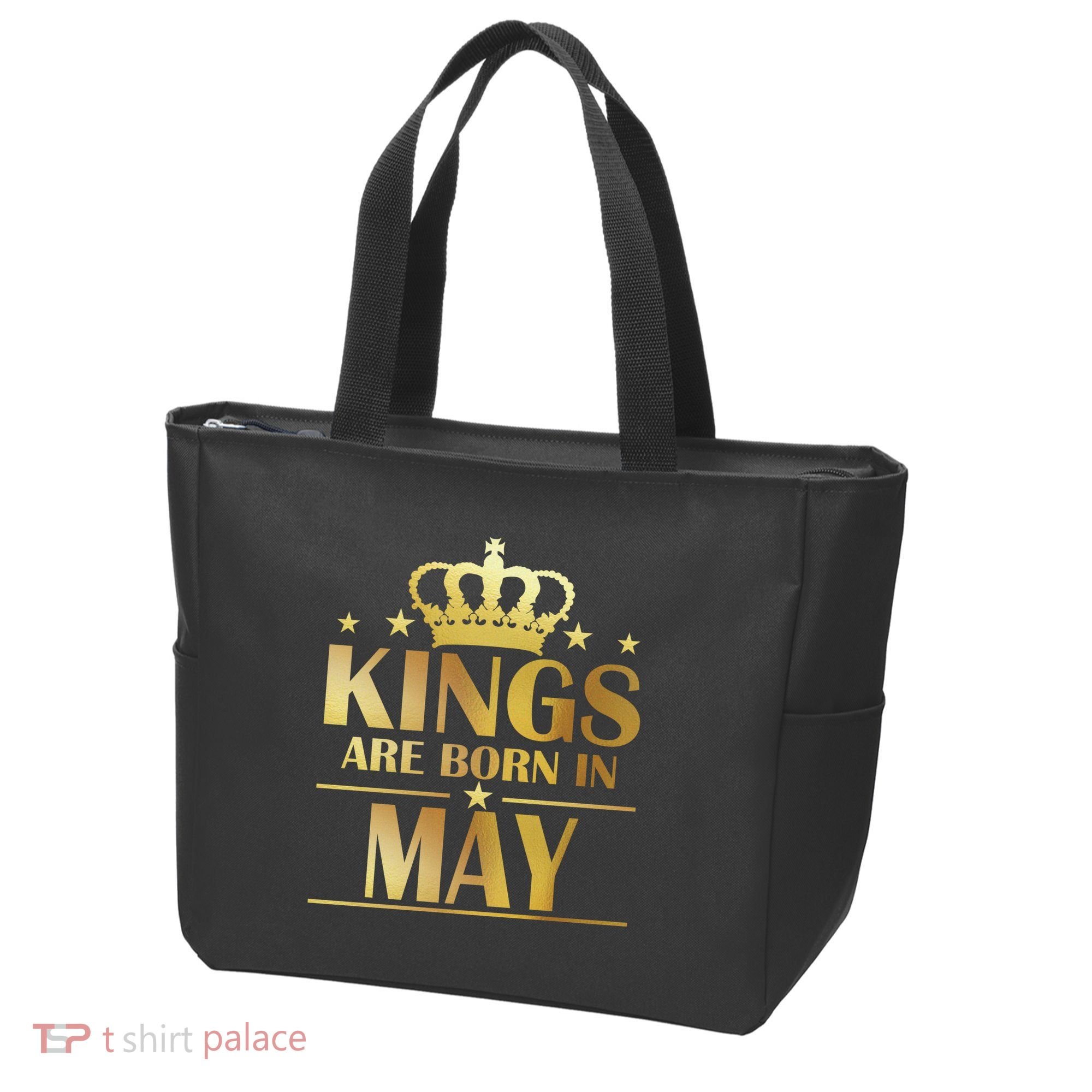 Limited Edition Kings Are Born in May Tote Bag