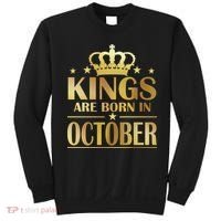 Limited Edition Kings Are Born in October Gold Print Sweatshirt thumb 0