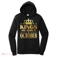 Limited Edition Kings Are Born in October Gold Print Women's Hoodie thumb 0
