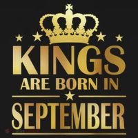 Limited Edition Kings Are Born in September USA-Made Doggie Bandana thumb 2