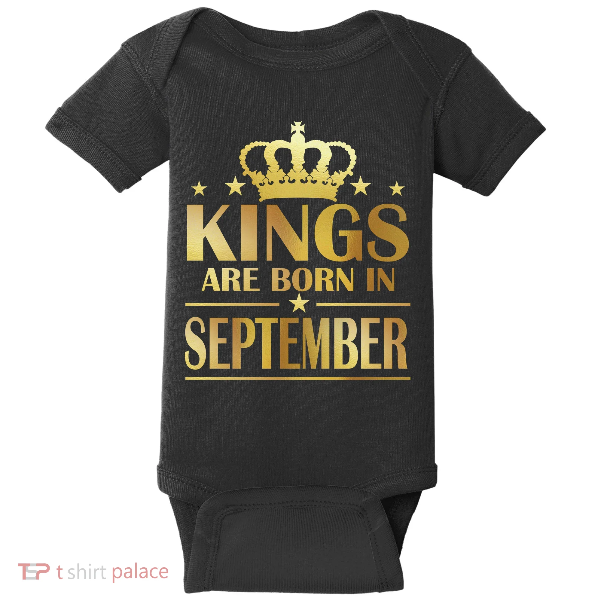 Limited Edition Kings Are Born in September Baby Bodysuit