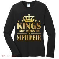 Limited Edition Kings Are Born in September Women's Long Sleeve Shirt thumb 0