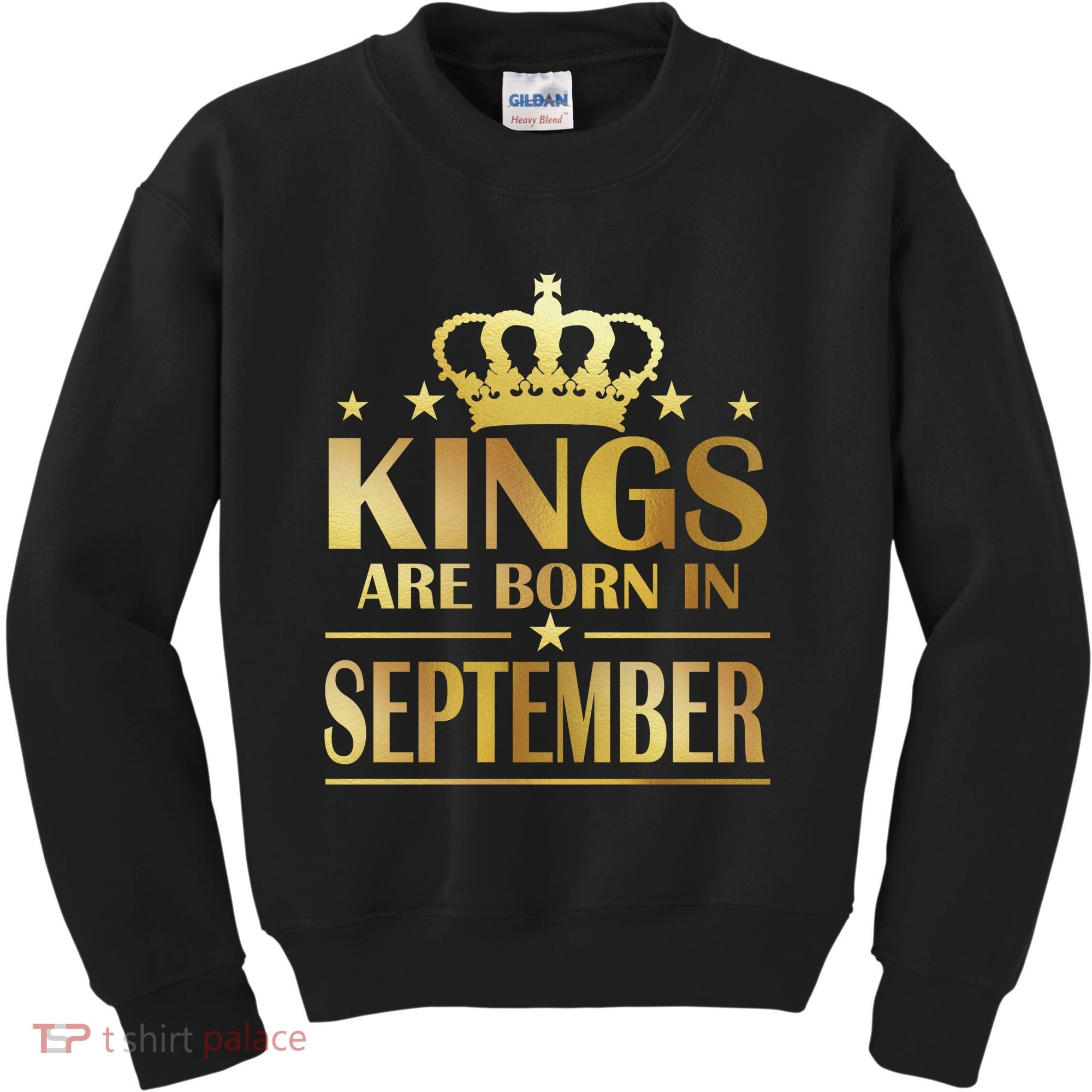 Limited Edition Kings Are Born in September Kids Sweatshirt