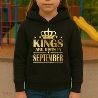 Limited Edition Kings Are Born in September Kids Hoodie thumb 3