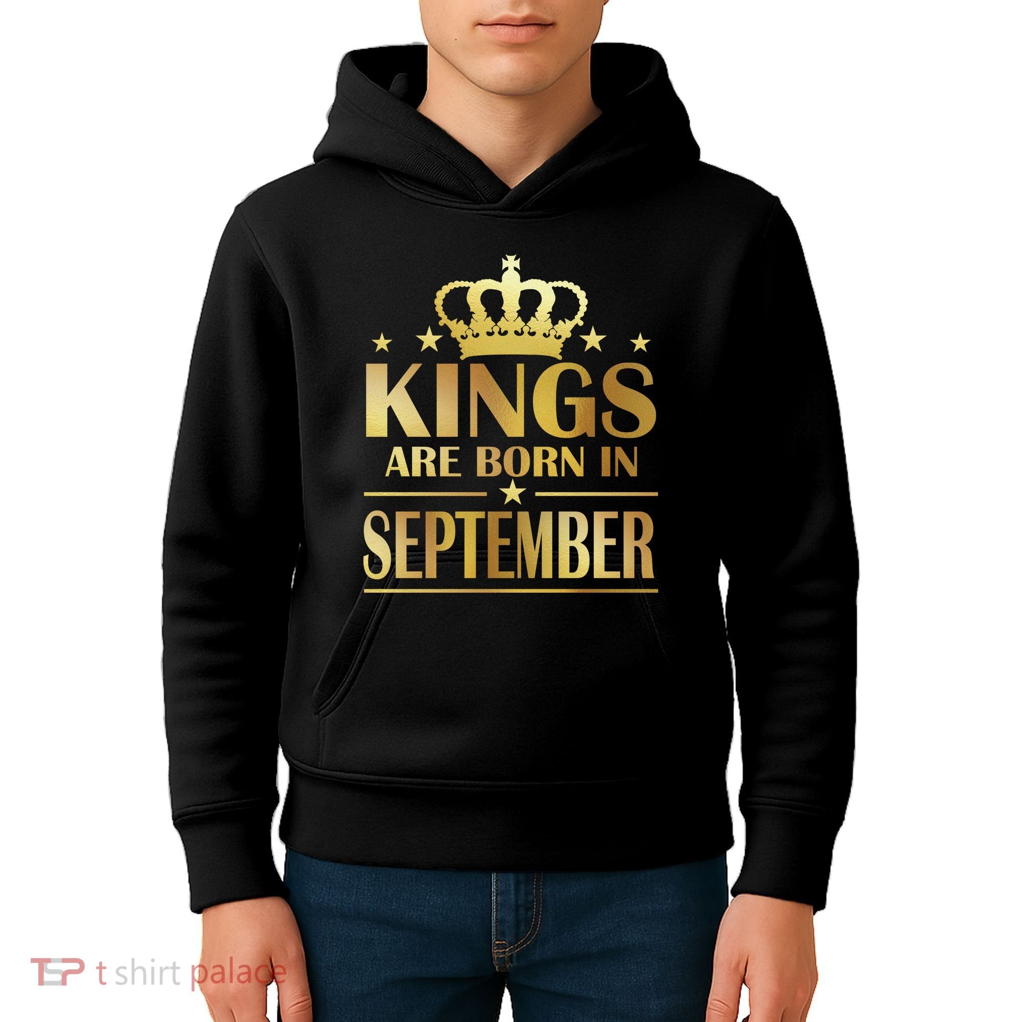 Limited Edition Kings Are Born in September Kids Hoodie