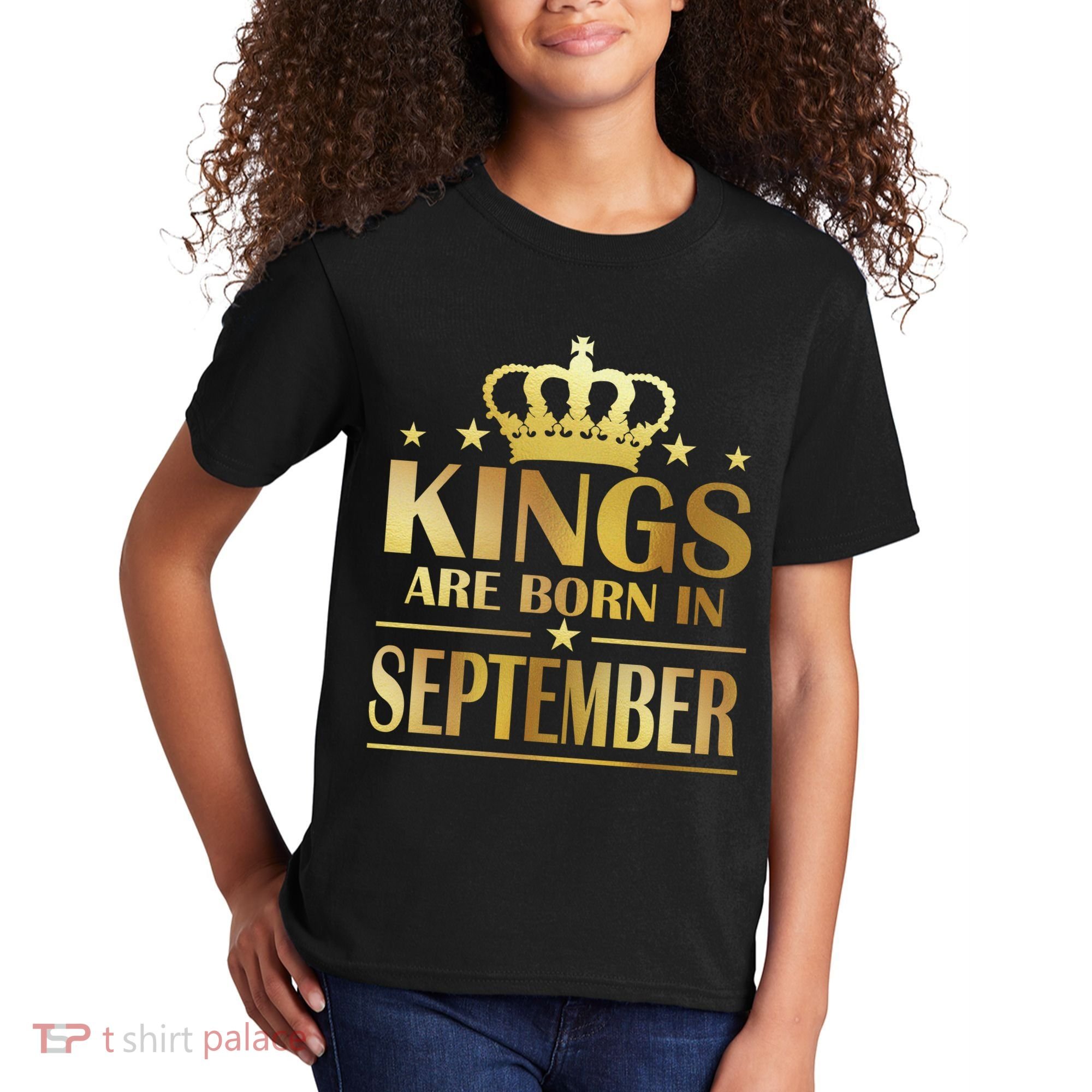 Limited Edition Kings Are Born in September Kids T-Shirt
