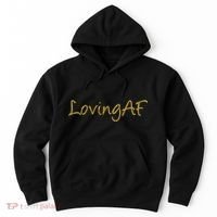 Limited Edition Loving AF Gold Font Hoodie thumb 0