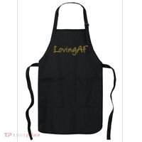 Limited Edition Loving AF Gold Font Apron thumb 0
