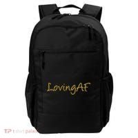 Limited Edition Loving AF Gold Font Backpack thumb 0
