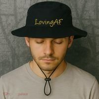 Limited Edition Loving AF Gold Font Bucket Hat thumb 2