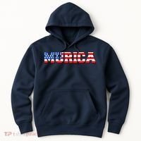Limited Edition Murica Fourth of July USA Flag Hoodie thumb 0