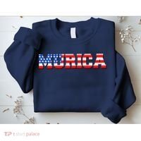 Limited Edition Murica Fourth of July USA Flag Sweatshirt thumb 2
