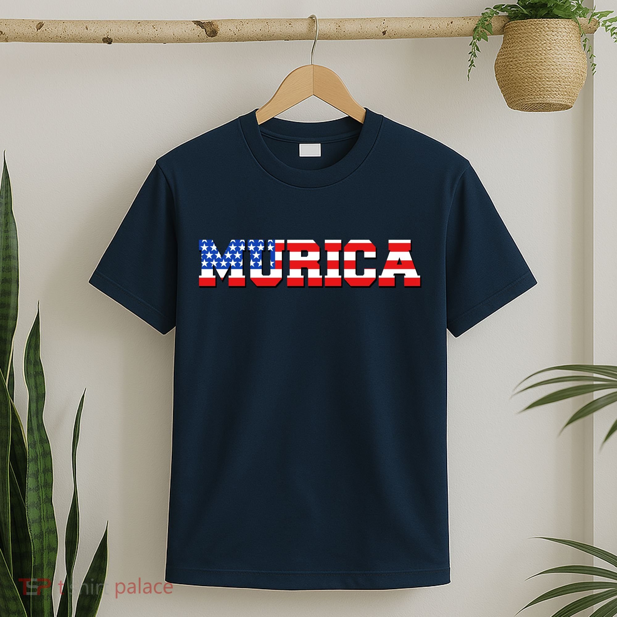 Limited Edition Murica Fourth of July USA Flag T-Shirt