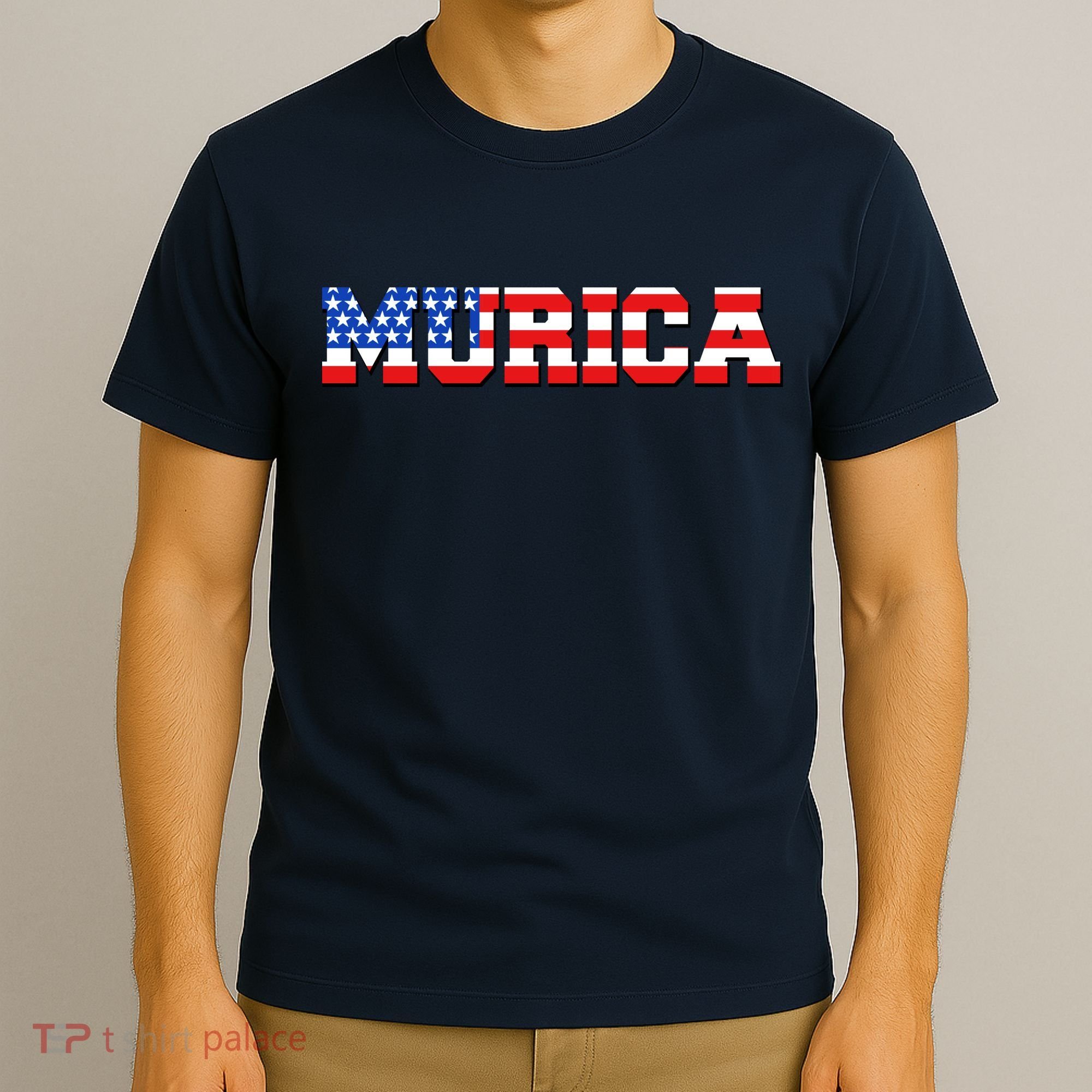 Limited Edition Murica Fourth of July USA Flag T-Shirt