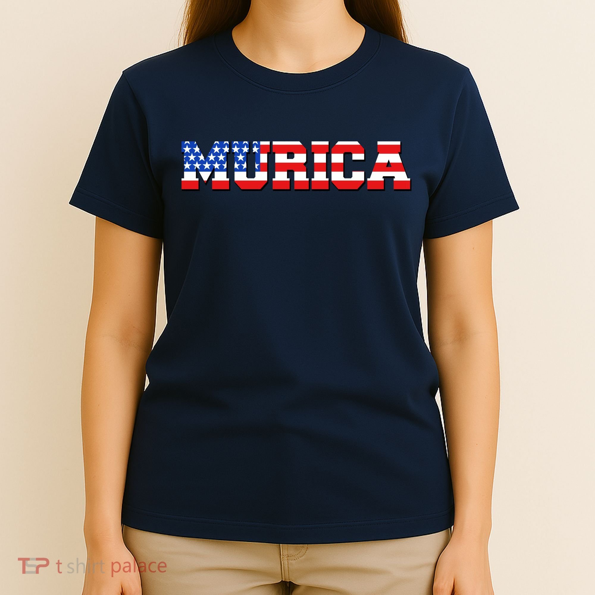 Limited Edition Murica Fourth of July USA Flag T-Shirt