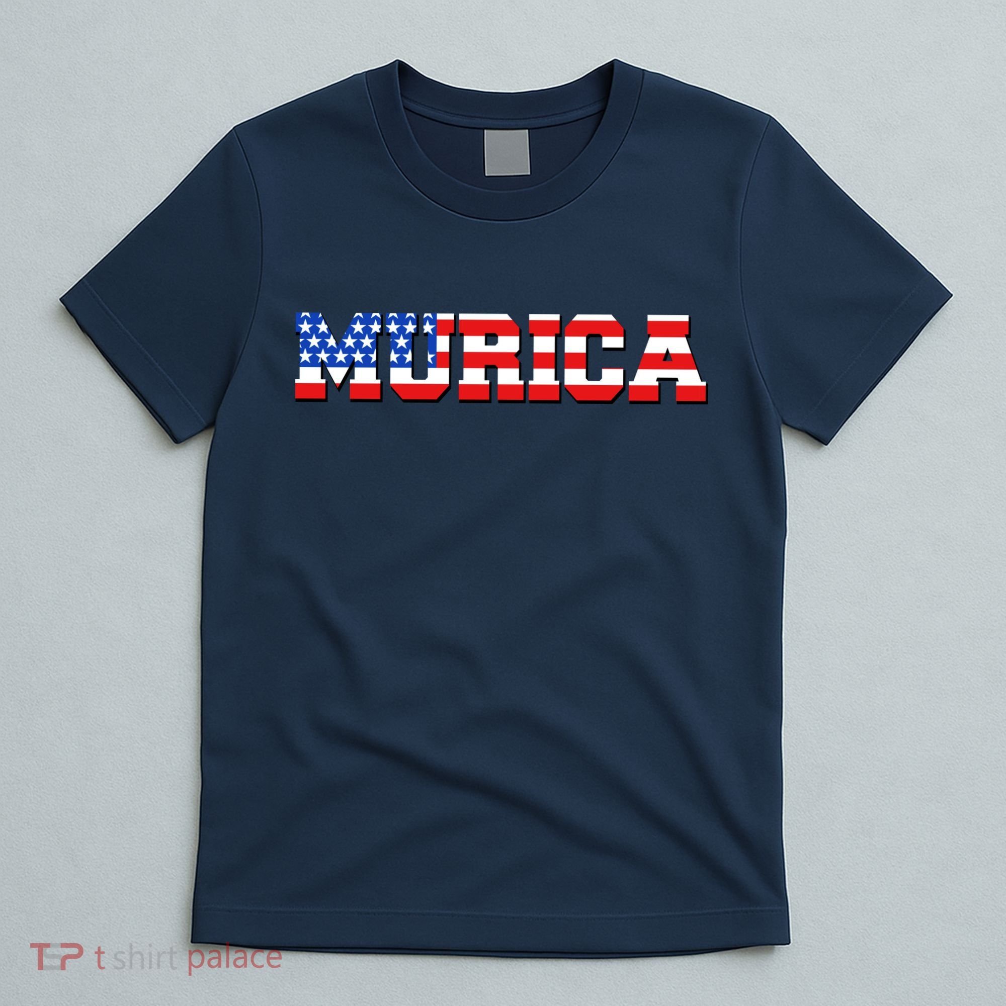 Limited Edition Murica Fourth of July USA Flag T-Shirt