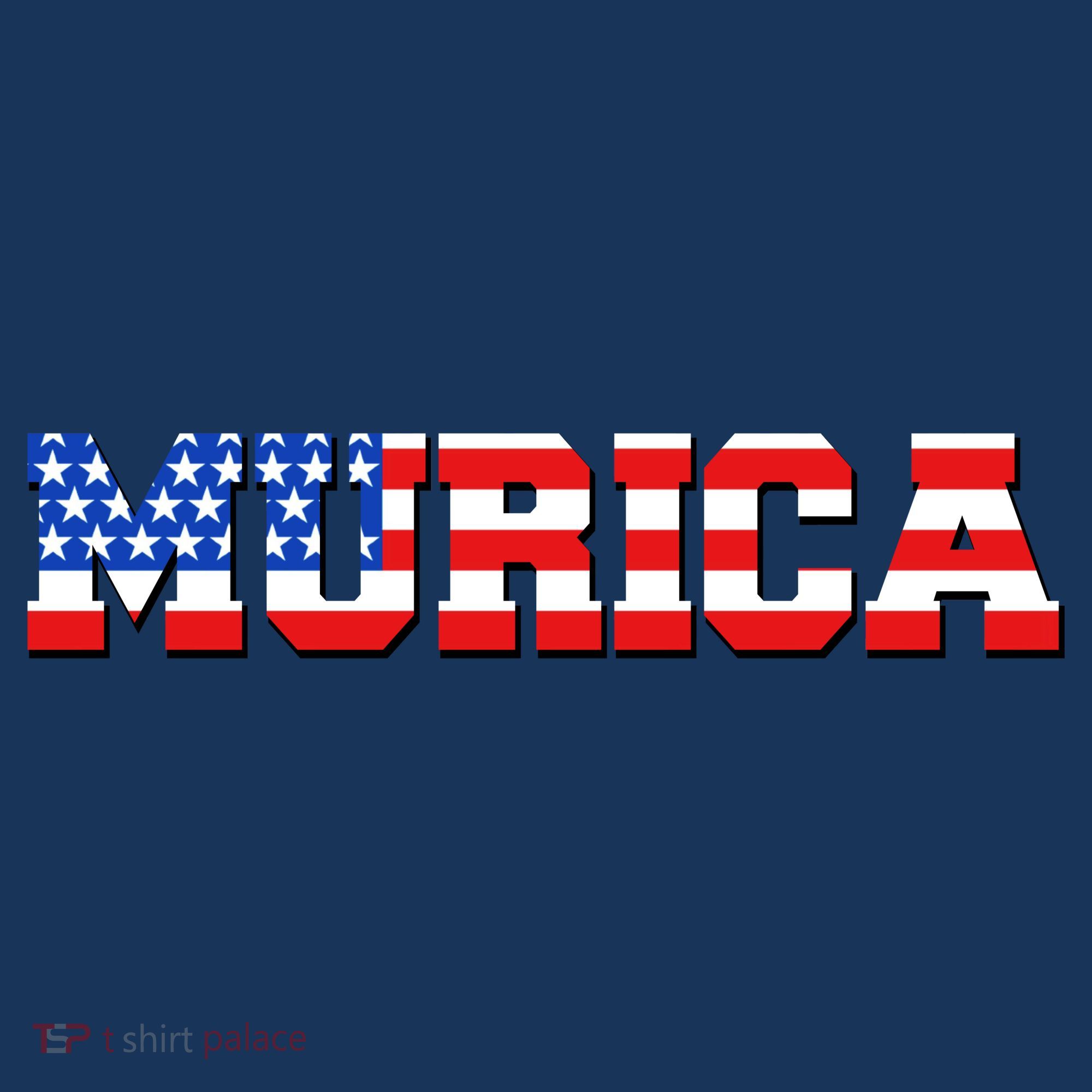Limited Edition Murica Fourth of July USA Flag T-Shirt