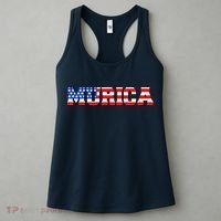 Limited Edition Murica Fourth of July USA Flag Women's Tank Top thumb 3