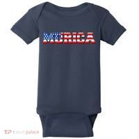 Limited Edition Murica Fourth of July USA Flag Baby Bodysuit thumb 0