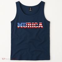 Limited Edition Murica Fourth of July USA Flag Tank Top thumb 2