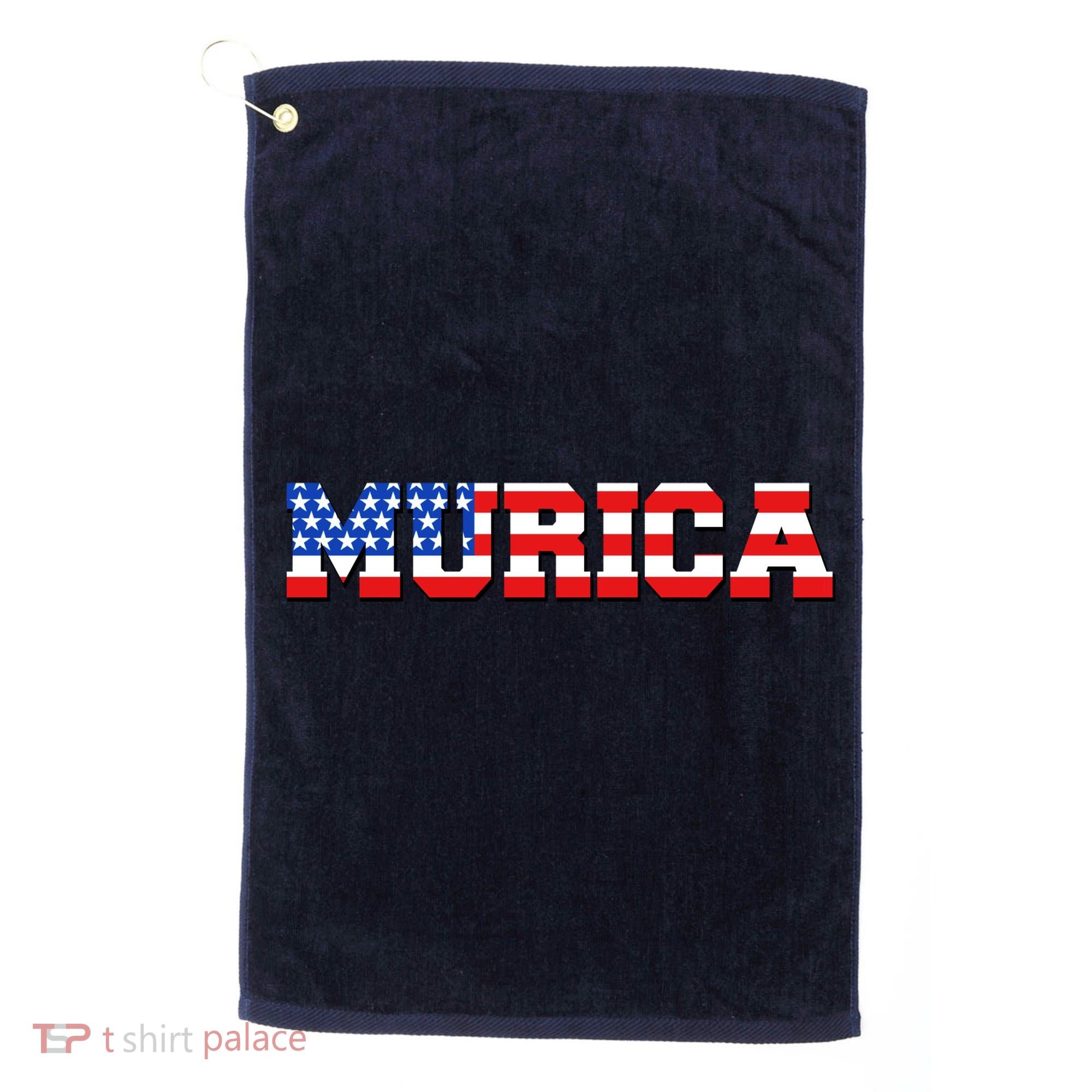 Limited Edition Murica Fourth of July USA Flag Golf Towel