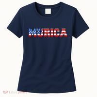 Limited Edition Murica Fourth of July USA Flag Women's T-Shirt thumb 0