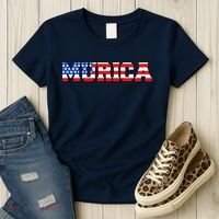 Limited Edition Murica Fourth of July USA Flag Women's T-Shirt thumb 3