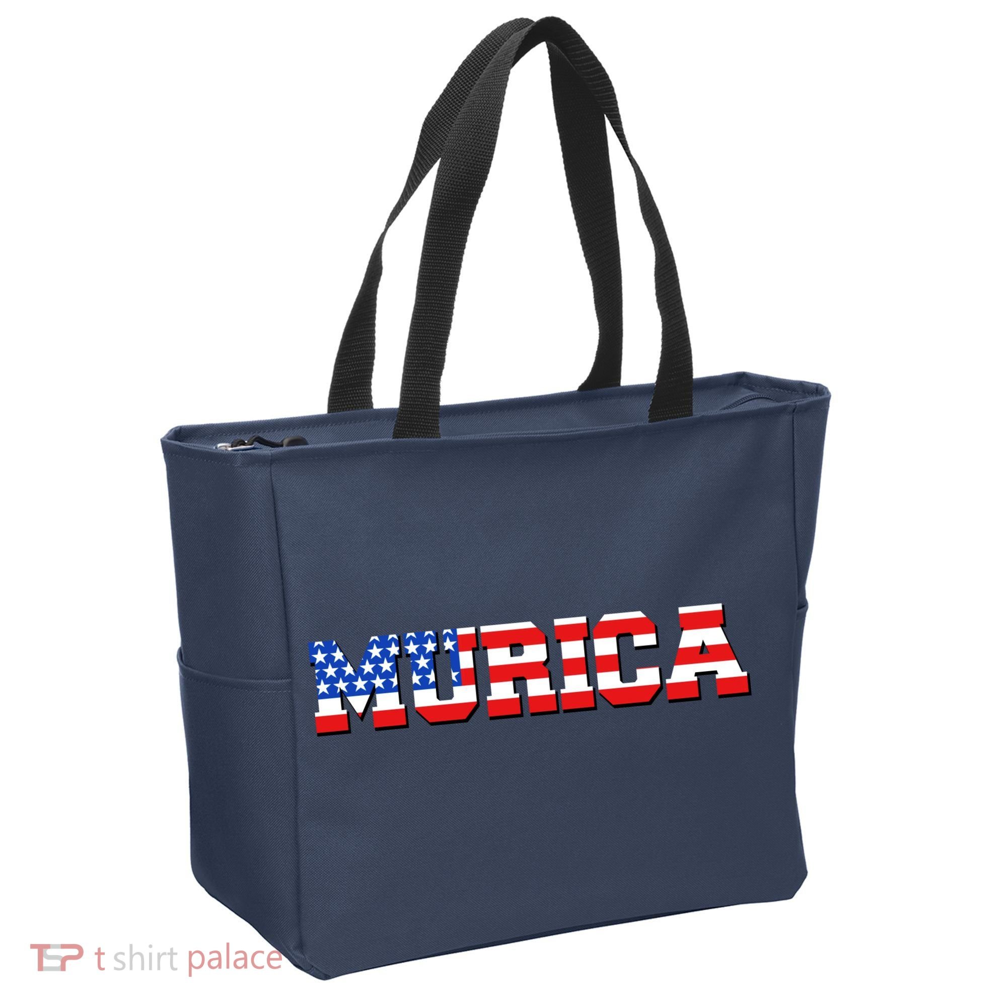 Limited Edition Murica Fourth of July USA Flag Tote Bag