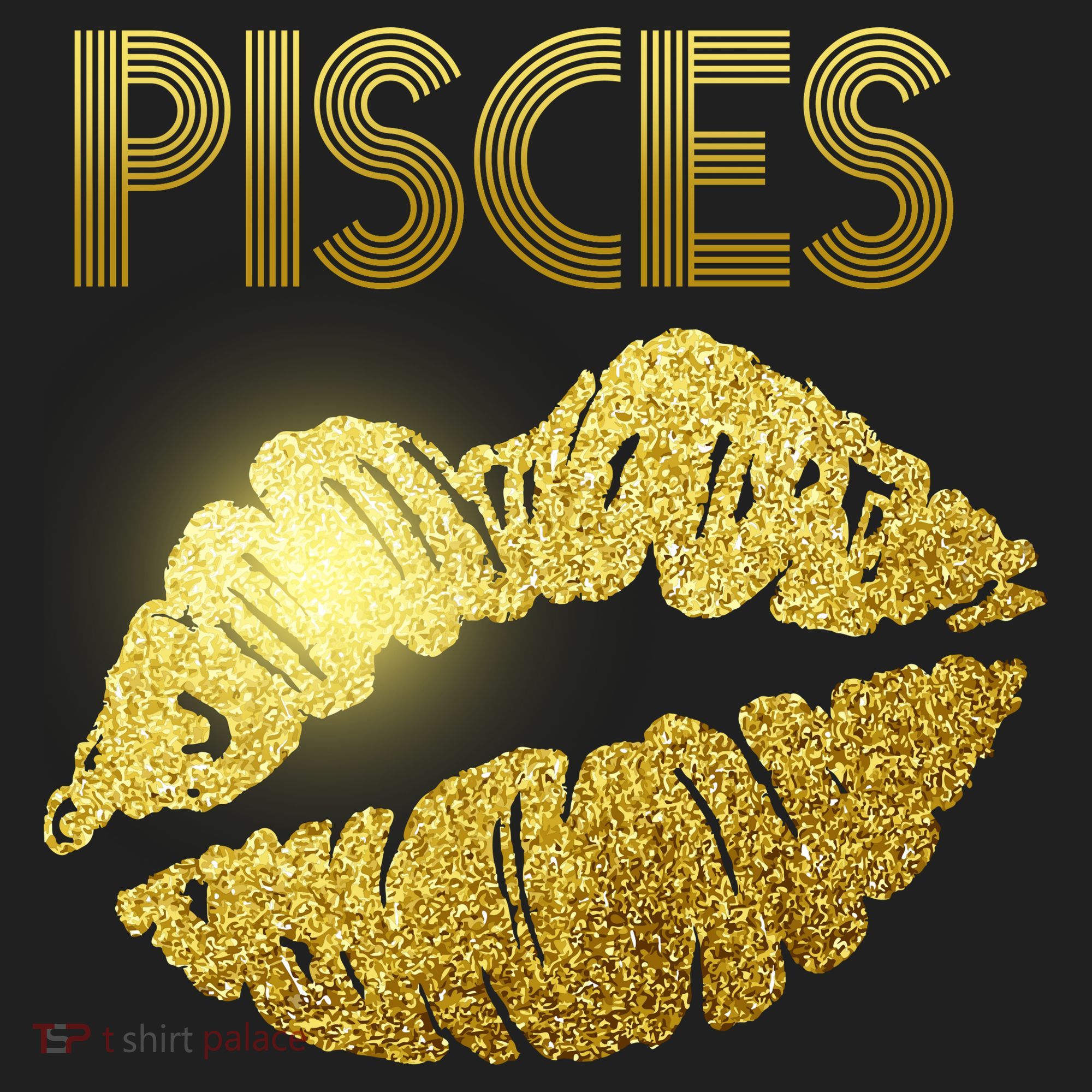 Limited Edition Pisces Zodiac Birthday Golden Lips Beanie